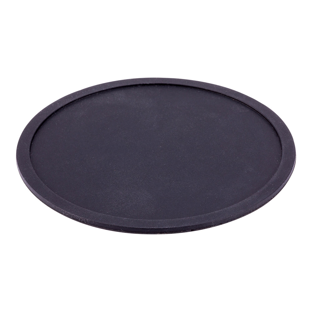 Bar Lux Black Silicone Coaster - Non-Slip - 4" x 4" x 1/4" - 6 count box