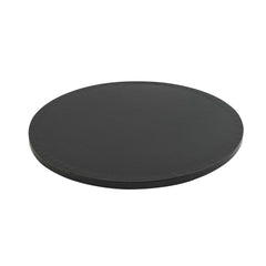 Pastry Tek Round Black Cardboard Cake Drum Board - Covered Edge - 12