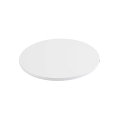 Pastry Tek Round White Cardboard Cake Drum Board - Covered Edge - 12