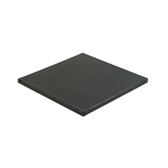 Pastry Tek Square Black Cardboard Cake Drum Board - Covered Edge - 8