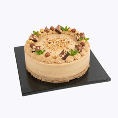 Pastry Tek Square Black Cardboard Cake Drum Board - Covered Edge - 12