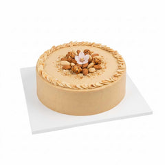 Pastry Tek Square White Cardboard Cake Drum Board - Covered Edge - 12