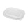 Pulp Tek Rectangle Clear Plastic Flat Lid - Fits 48 and 60 oz Bagasse Container - 100 count box