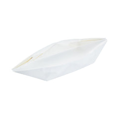 Bio Tek 12 oz White Paper Handmade Origami Boat - Greaseproof - 13 1/2