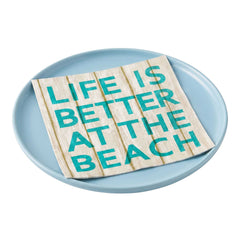 Luxenap Assorted Paper Luncheon Napkin - At The Beach - 13