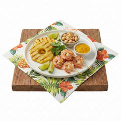 Luxenap White Paper Luncheon Napkin - Hawaiian Vacation - 13