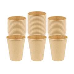 Restpresso 12 oz Natural Paper Unbleached Coffee Cup - Single Wall - 3 1/2