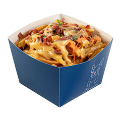 Bio Tek Square Frenchie Paper Snack Box - 5 1/4
