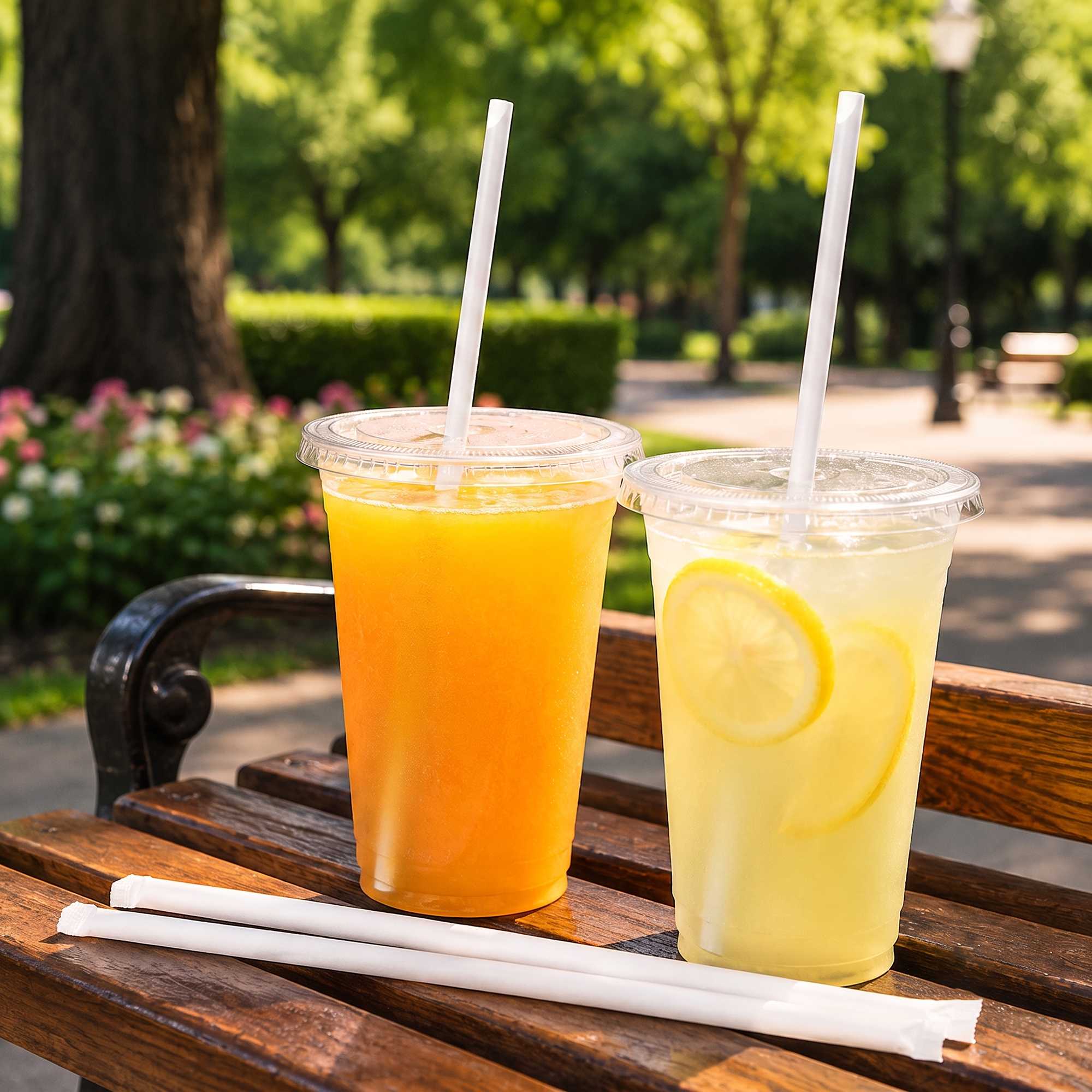 Bev Tek White Paper Straw - Wrapped, Biodegradable, 7.5mm - 10" - 1000 count box
