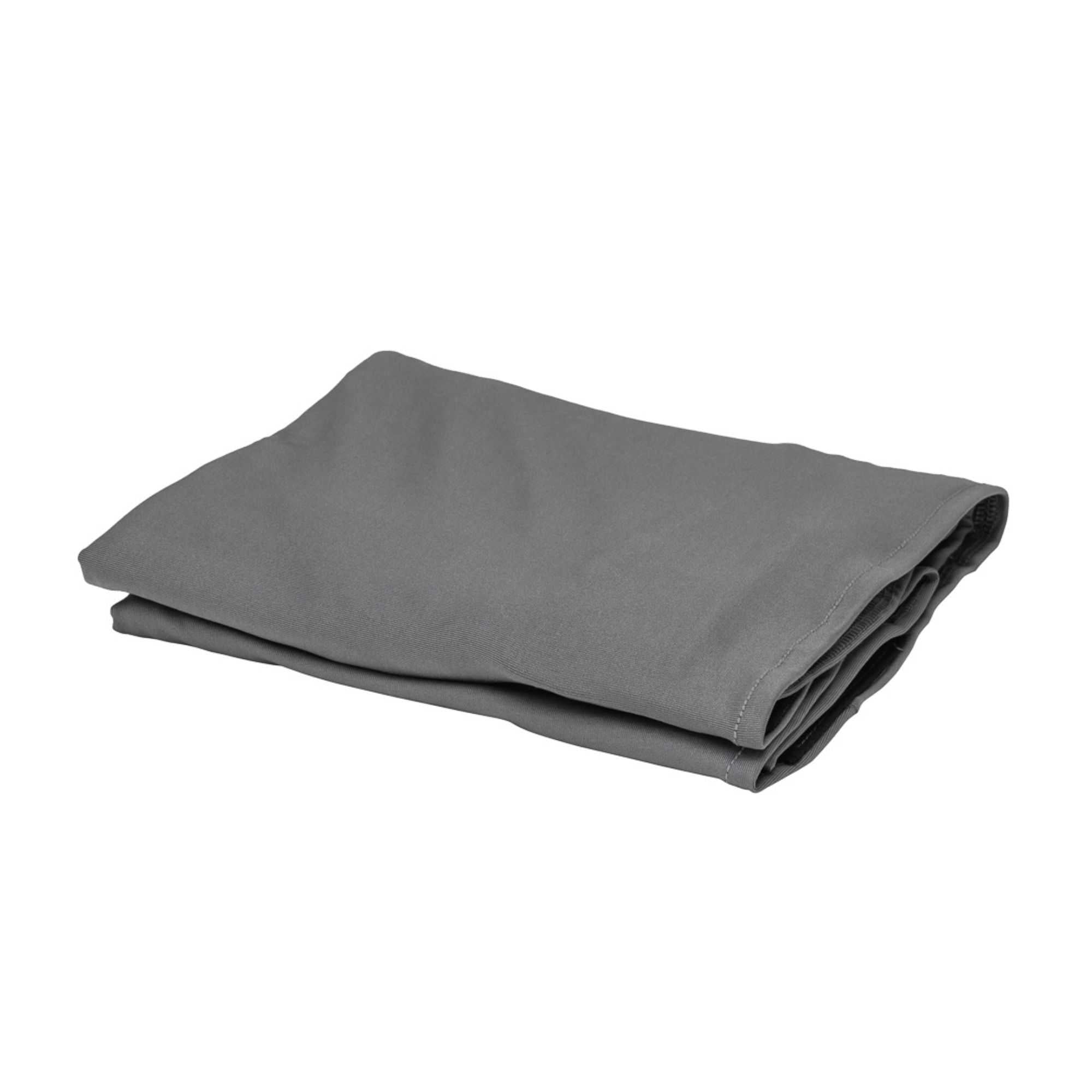 Table Tek Gray Polyester Banquet Chair Cover - Universal, Stretch - 10 count box