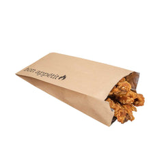 Bag Tek Kraft Paper Printed Foil Bag - 1/2 Gallon, Bon Appetit - 6 1/2