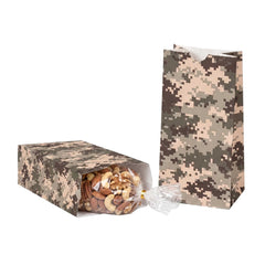 Bag Tek Camouflage Paper Bag - 2 lb - 4 1/4