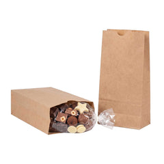 Bag Tek Kraft Paper Bag - 2 lb - 4 1/4