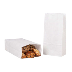 Bag Tek White Paper Bag - 2 lb - 4 1/4