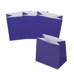 Bag Tek Purple Paper Small Snack Bag - 4