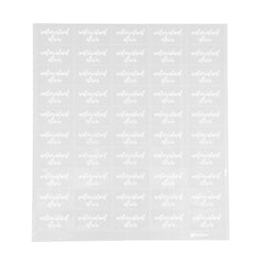 Label Tek Plastic Antioxidant Elixir Label - Clear with White Font, Water-Resistant - 2