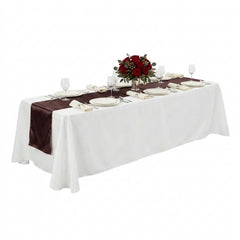 Table Tek Dark Brown Satin Table Runner - 12