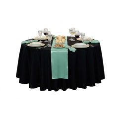 Table Tek Light Green Satin Table Runner - 12