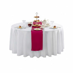 Table Tek Dark Pink Satin Table Runner - 12