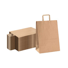 Bag Tek Kraft Paper Retail Bag - with Handles - 12