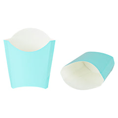 Bio Tek 2 oz Turquoise Paper Fry Cup / Snack Container - 4