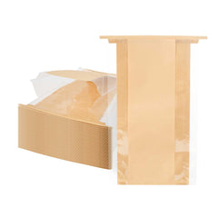 Bag Tek Kraft Paper Bakery Tin Tie Bag - 8 1/4