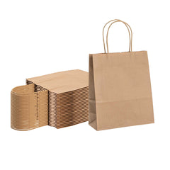 Saving Nature Kraft Paper Retail Bag - with Handles - 7