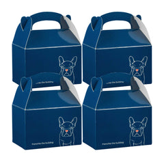 Bio Tek Frenchie Paper Gable Box / Take Out Container - Compostable - 4