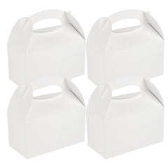 Bio Tek White Paper Gable Box / Take Out Container - Greaseproof - 9 1/2