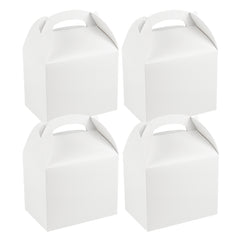 Bio Tek White Paper Gable Box / Take Out Container - Greaseproof - 10