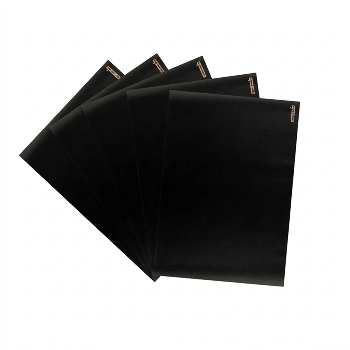 Chef 101 No PFAS Added Black Paper Food Wrap and Basket Liner - Greaseproof, Compostable - 15" x 11" - 2000 count box