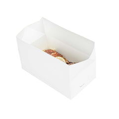 Bio Tek 71 oz White Paper Lunch / Chicken Box - with Fast Top - 8 3/4