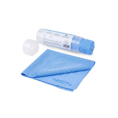 Clean Tek Professional Blue 3D Chamois Cloth - with Storage Tube - 25 1/4'' x 17'' - 20 count box