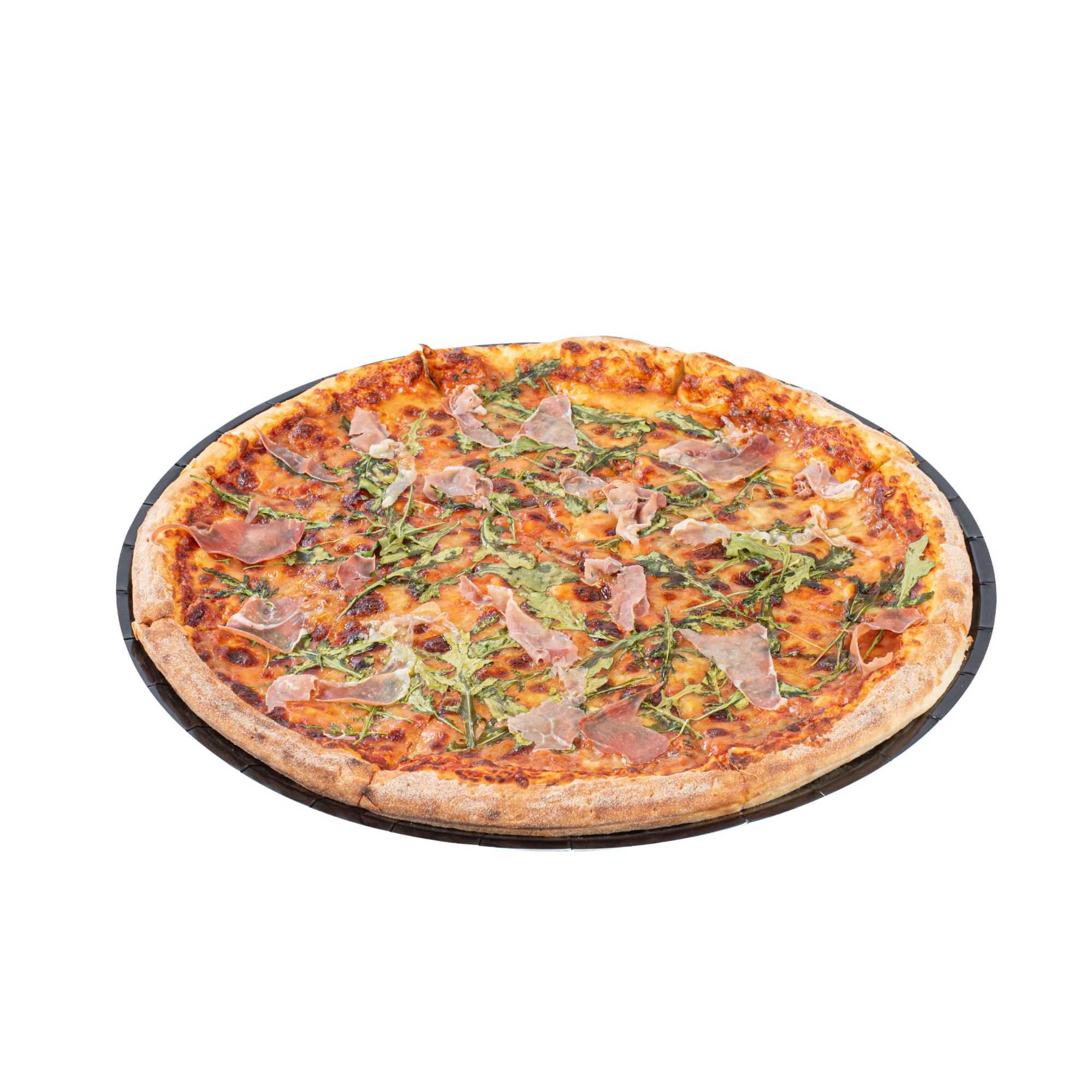 Eco Pie Round Black Paperboard Pizza Tray - Oven-Safe - 18'' - 50 count box