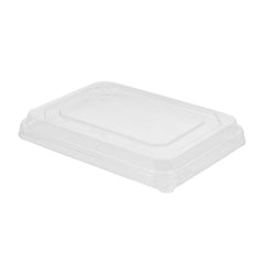 Sustain Octagonal Clear PLA Plastic Dome Lid - Fits 41 oz Container - 9