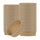 Bio Tek 22 oz Round Kraft Paper Take Out Container - 6 1/2" x 6 1/2" x 1 3/4" - 50 count box