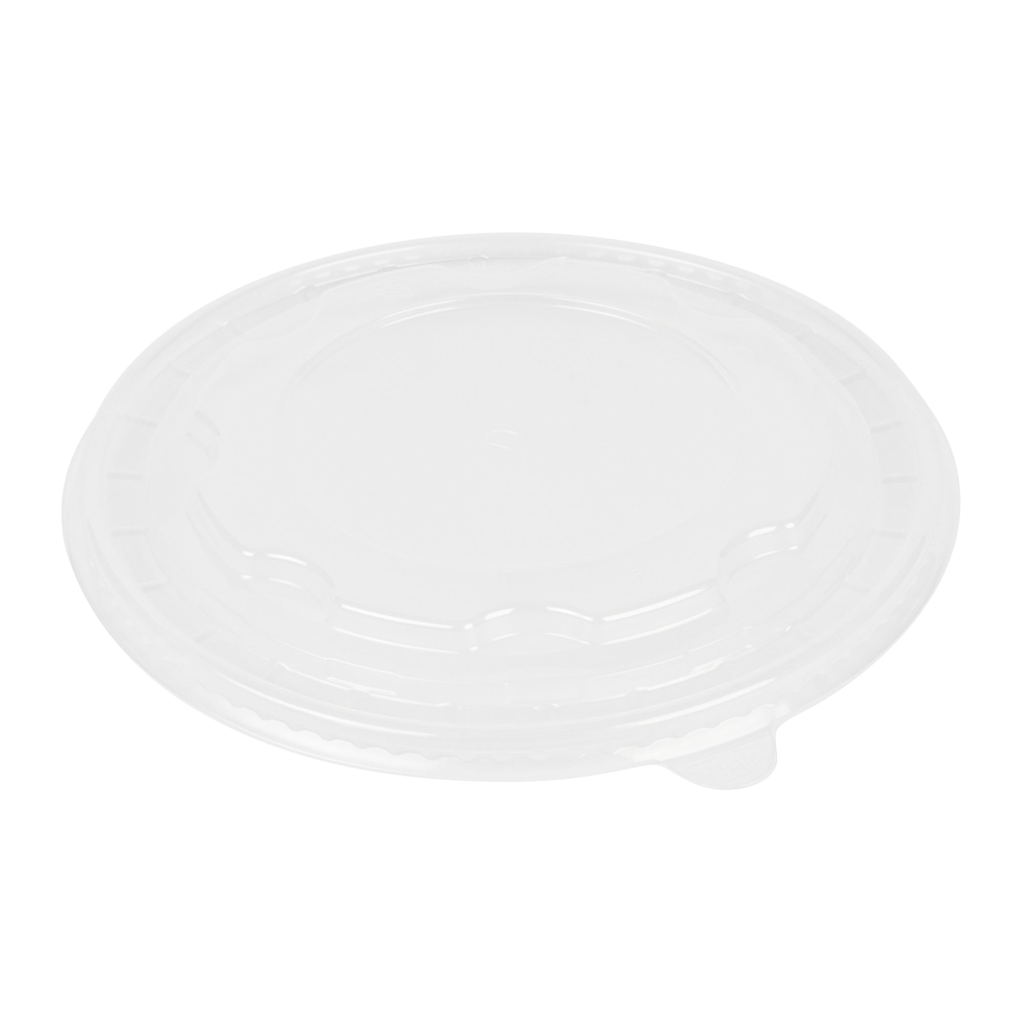 Bio Tek Clear Plastic Take Out Container Lid - Fits 22, 37 and 42 oz Containers - 200 count box
