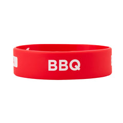 First In First Out Red Silicone BBQ Label Band - Fits 16, 20 and 24 oz Squeeze Bottles - 10 count box