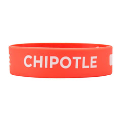 First In First Out Red Silicone Chipotle Label Band - Fits 16, 20 and 24 oz Squeeze Bottles - 1 count box