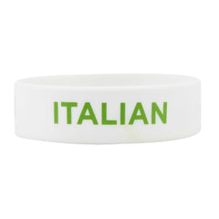 First In First Out White Silicone Italian Label Band - Fits 16, 20 and 24 oz Squeeze Bottles - 1 count box
