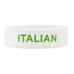 First In First Out White Silicone Italian Label Band - Fits 16, 20 and 24 oz Squeeze Bottles - 10 count box
