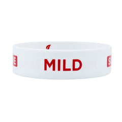 First In First Out White Silicone Mild Label Band - Fits 16, 20 and 24 oz Squeeze Bottles - 10 count box