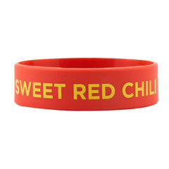 First In First Out Red Silicone Sweet Red Chili Label Band - Fits 16, 20 and 24 oz Squeeze Bottles - 10 count box