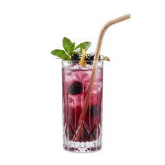 Basic Nature Kraft Paper Bendable Straw - Unwrapped, Biodegradable, 6 mm - 7 3/4