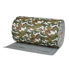 Clean Tek Professional Camouflage Universal Sorbent Mat - Perforated - 150' x 30