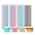Coppetta 12 oz Square Assorted Cone Paper To Go Cup - 4 1/4" x 3 1/4" x 2 3/4" - 200 count box