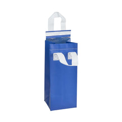 Bag Tek Blue Insulated Take Out Bag - Tamper-Evident - 4 3/4