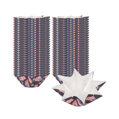 Panificio 10.2 oz Octagon Paper Baking Cup - American Flag, Greaseproof - 2 1/4