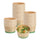 Sustain 12 oz Round Kraft Paper Soup Container - Compostable - 4 1/2" x 4 1/2" x 2 1/2" - 25 count box