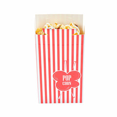 Bio Tek 0.74 oz Red Paper Popcorn Box - 4